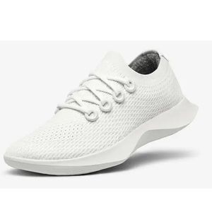 Allbirds Womens Tree Dasher White Running Shoes Size 9.5